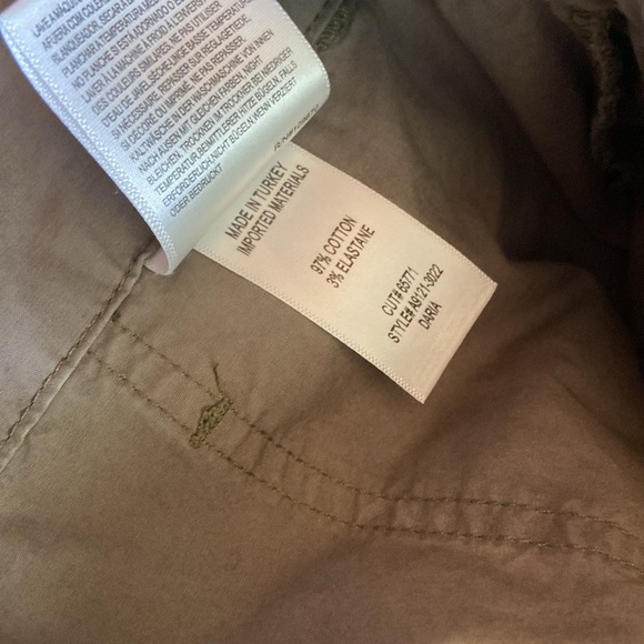 AGOLDE Daria Utility Pant Wide Leg Green Sz 26 - Picture 7 of 8